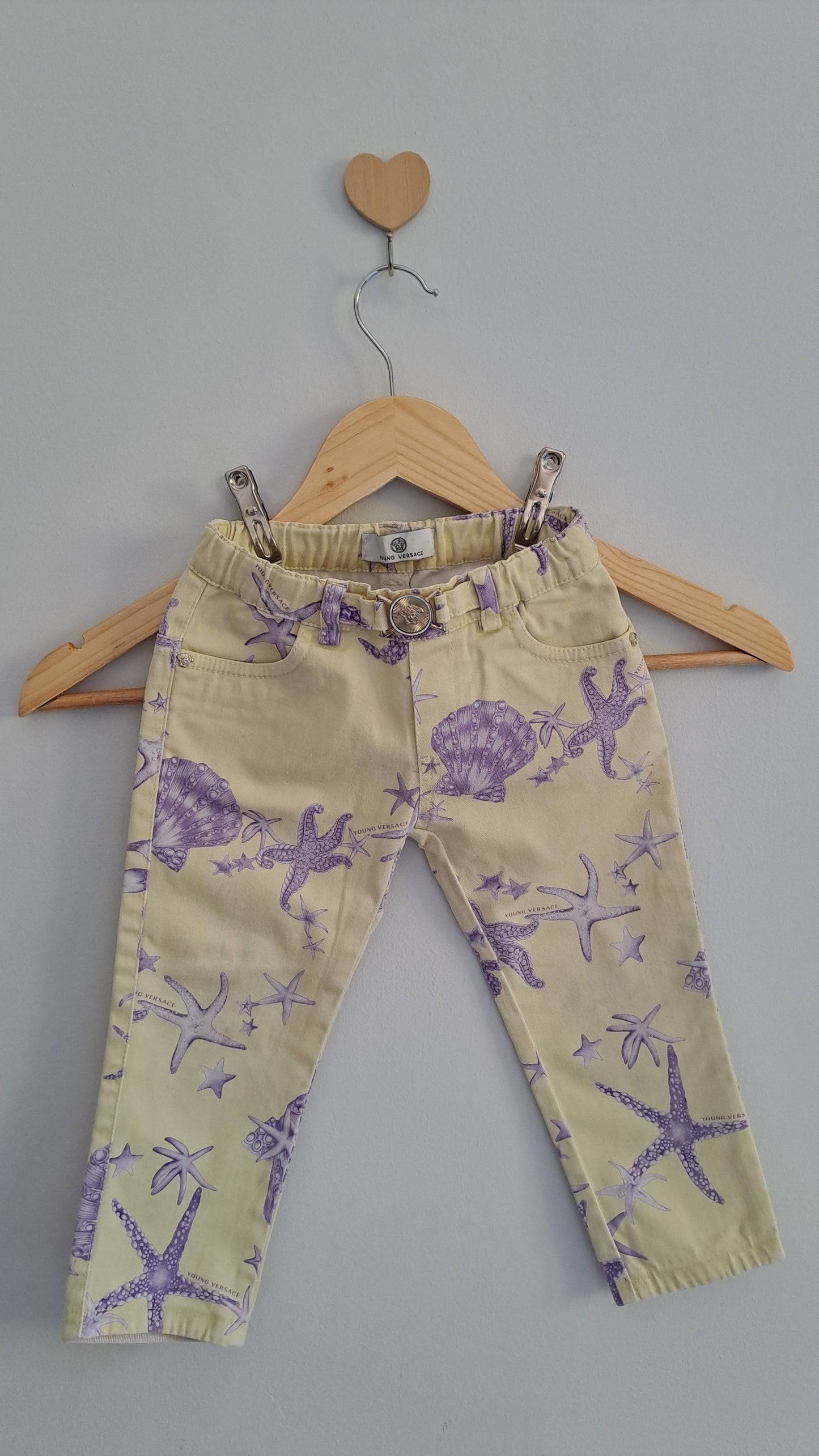 Versace Kids "Trésor de la Mer" Printed Trousers 12-18 Months