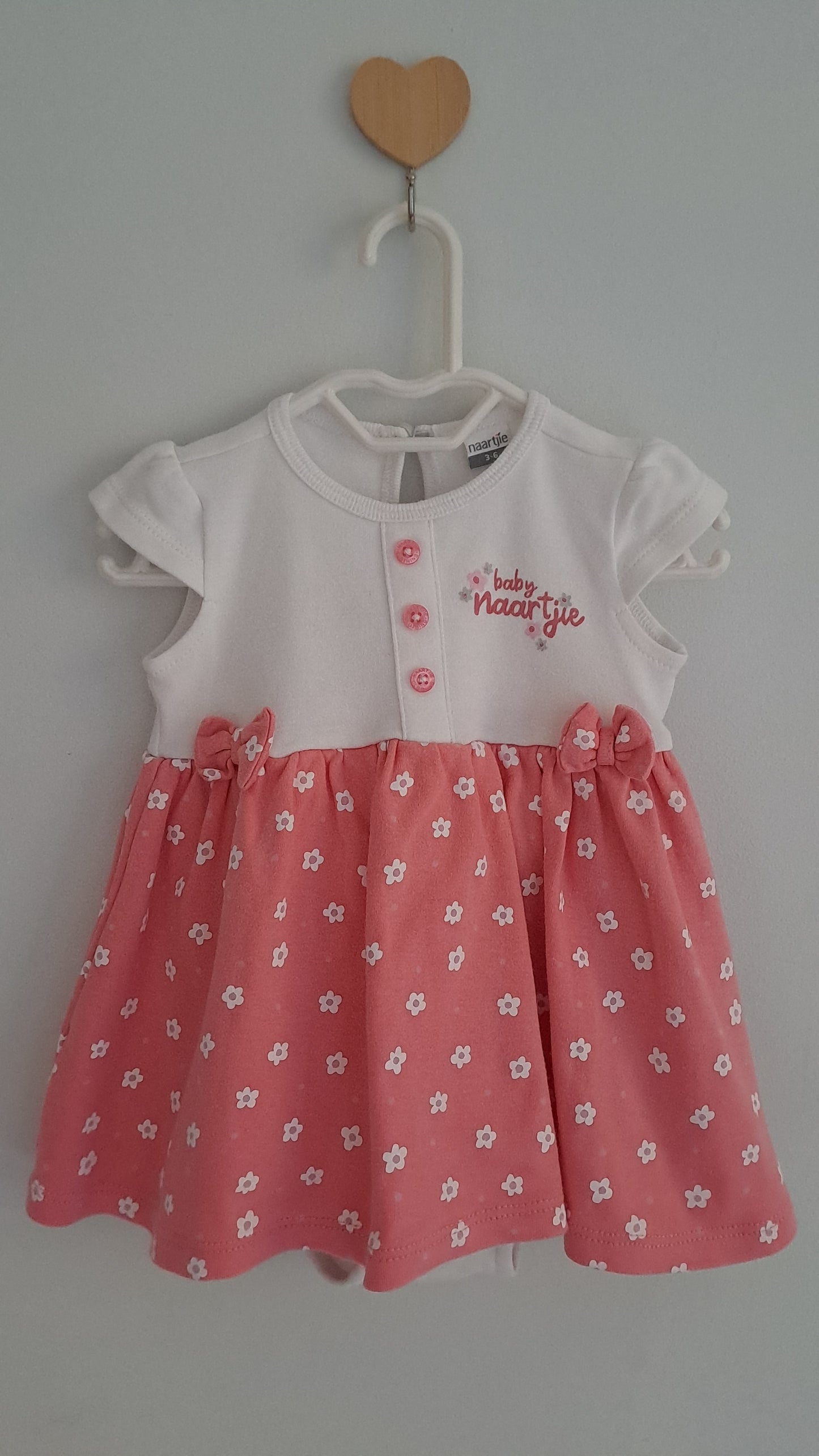 Floral Grower Dress with White Bodice Naartjie 3-6 Months