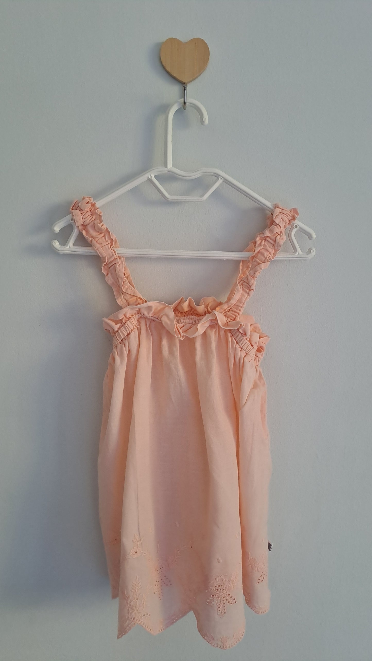 Peach Anglais Lace Playset Top & Pants  Woolworths 18-24 Months