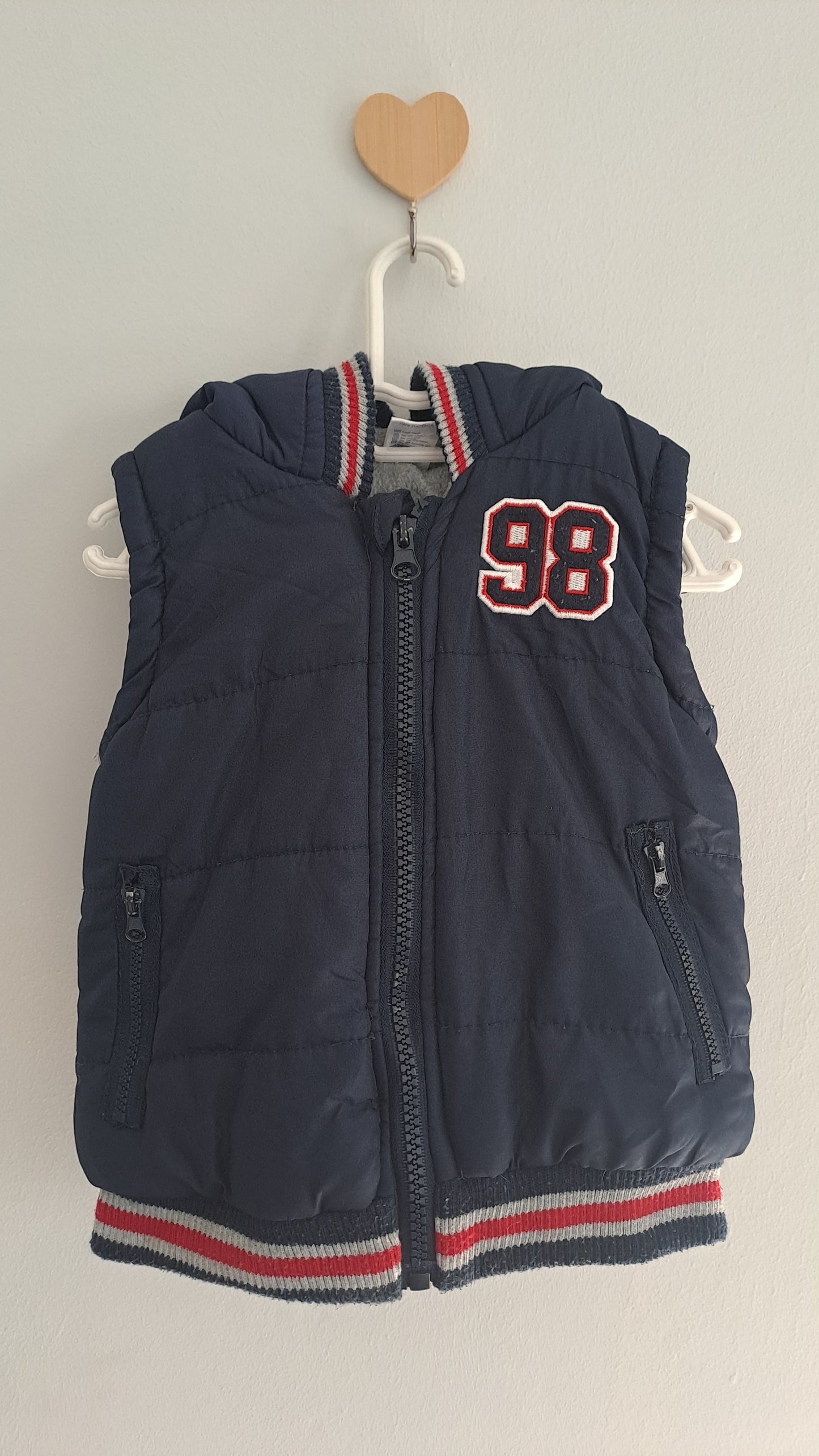 Ackermans Navy Sporty Puffer Vest 18-24 Months