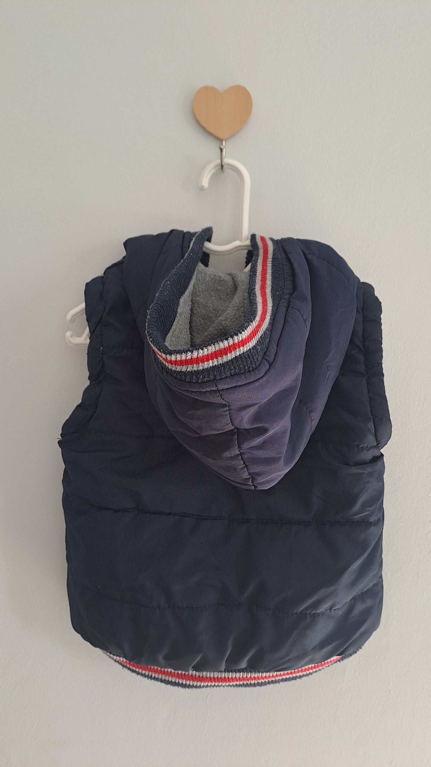 Ackermans Navy Sporty Puffer Vest 18-24 Months