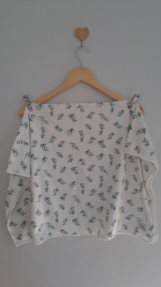 Moegs & Me Sage Leaf Swaddle Blanket