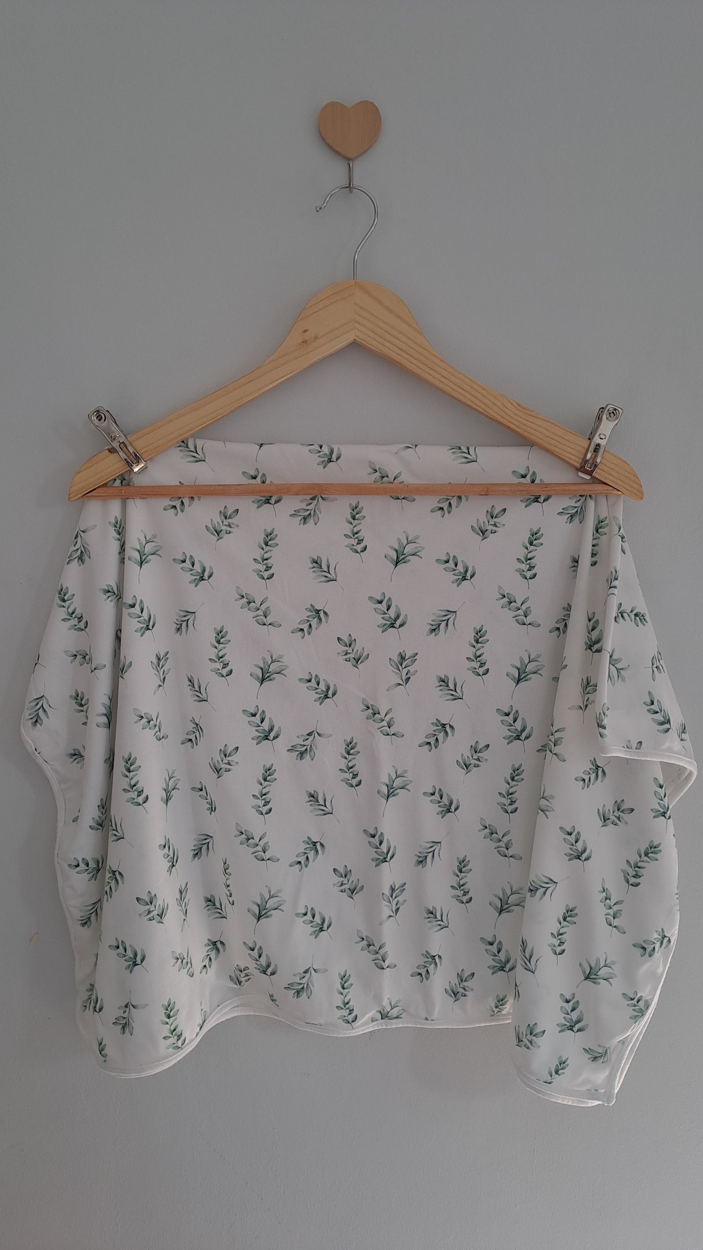 Moegs & Me Sage Leaf Swaddle Blanket