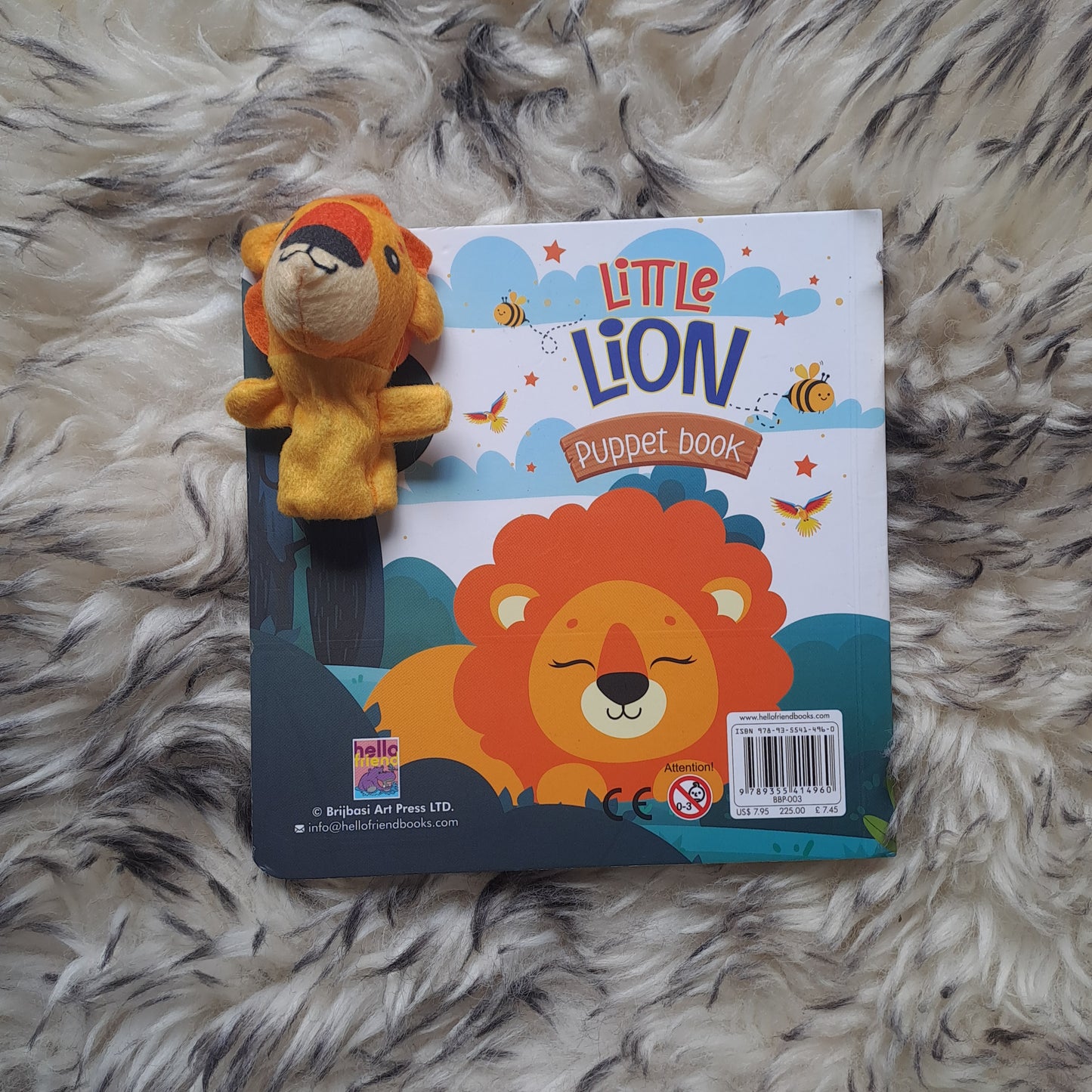 Hello Friend Books Little Lion Puppet Book