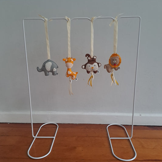 Ruby Melon Baby Gym Metal Frame & Heartfelt Dingle Dangle Set Bushveld Babies