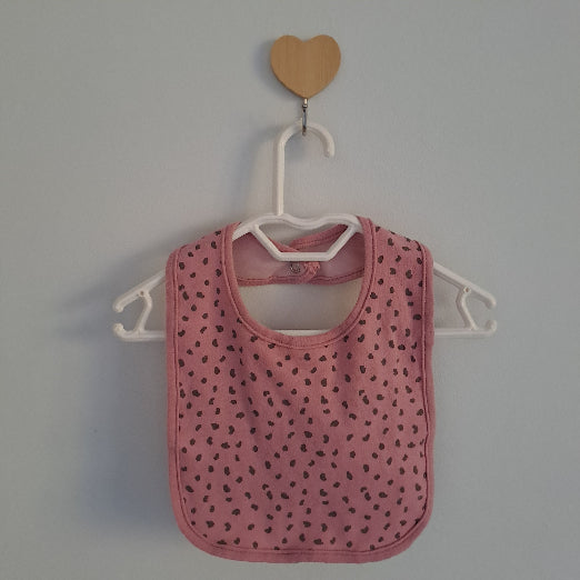 Ackermans Pink Cotton Bib One Size