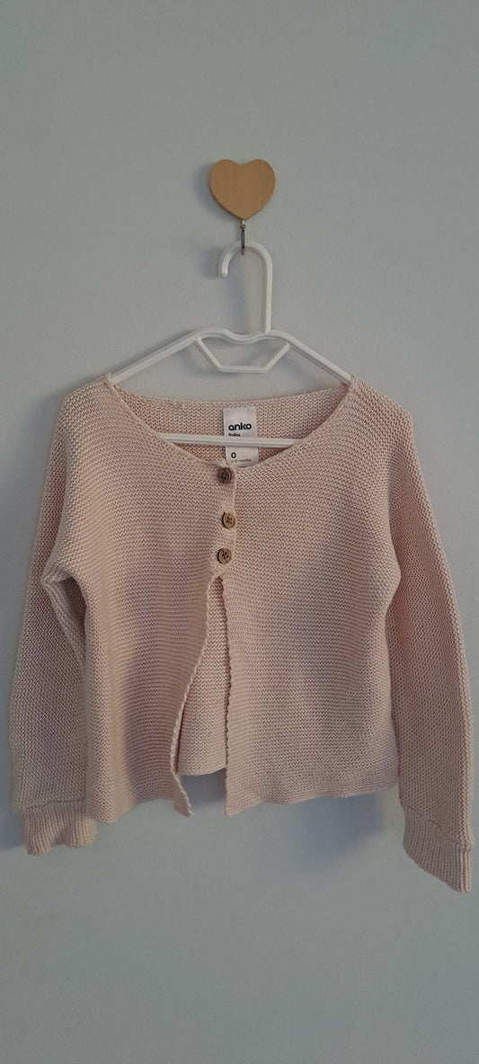 Anko Baby Girls' Textured Knit Cardigan 6-12 Months