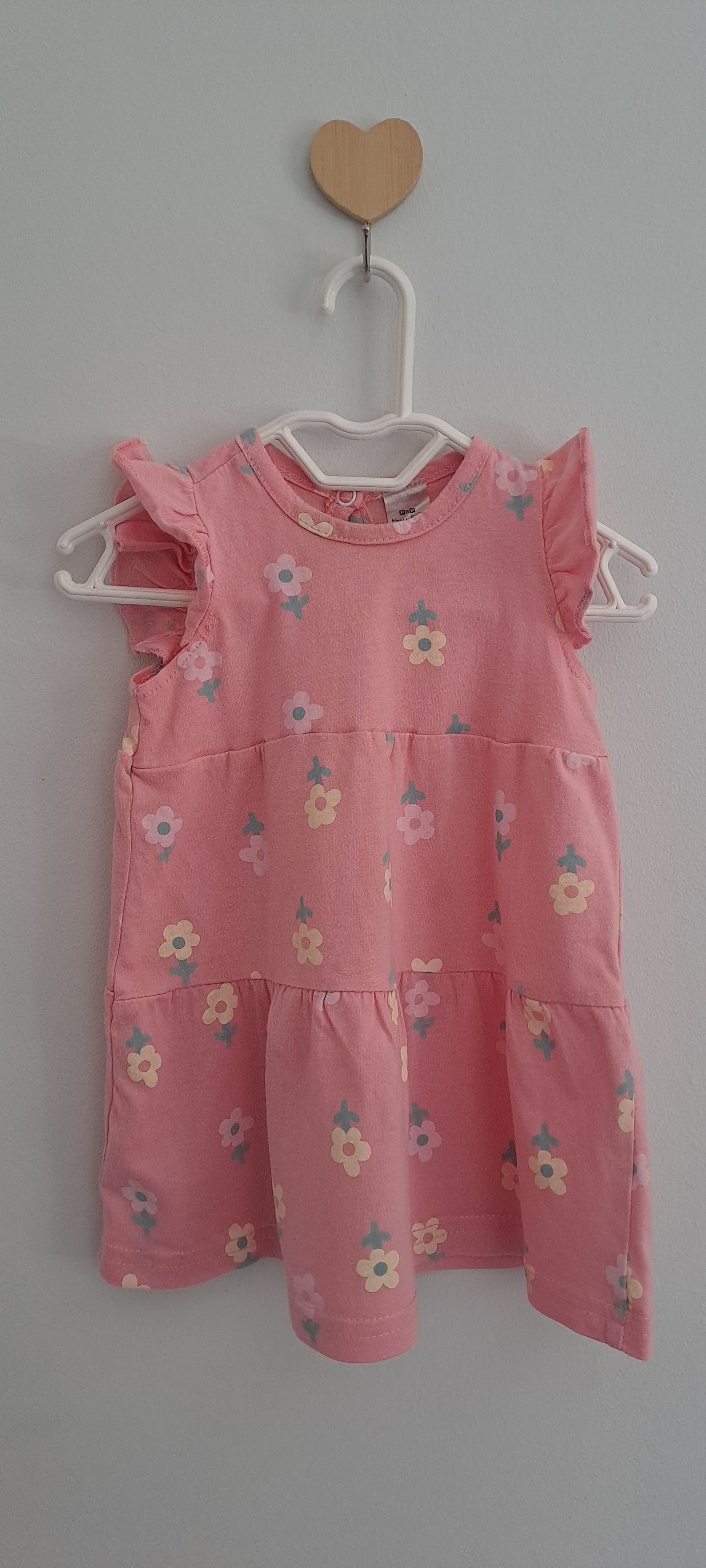 Tiny Tots Pink Floral Dress 6-12 Months
