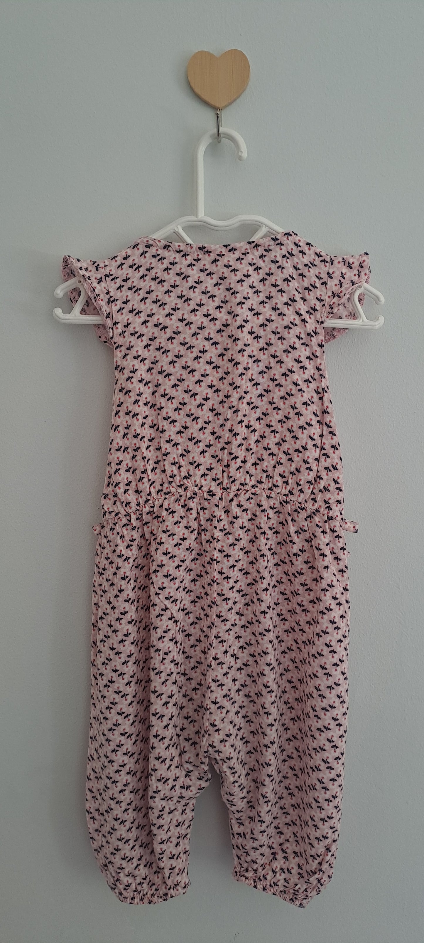 Naartjie Pink Ditsy Floral Romper 6-12 Months