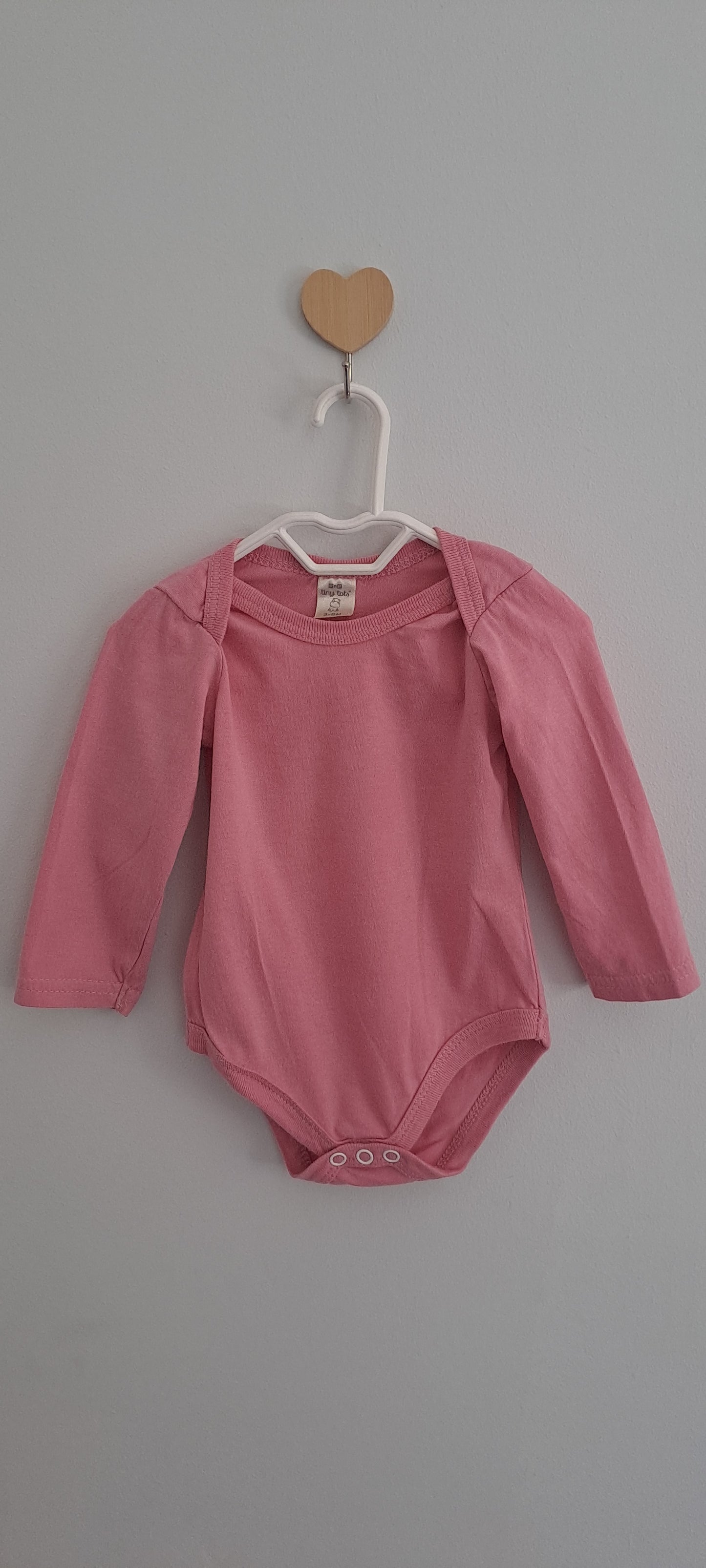 Tiny Tots Pink Long Sleeve Bodysuit 3-6 Months