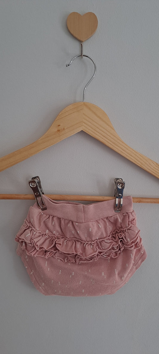 Picka Lilly Pink Frilly Bum Shorts 6-12 Months