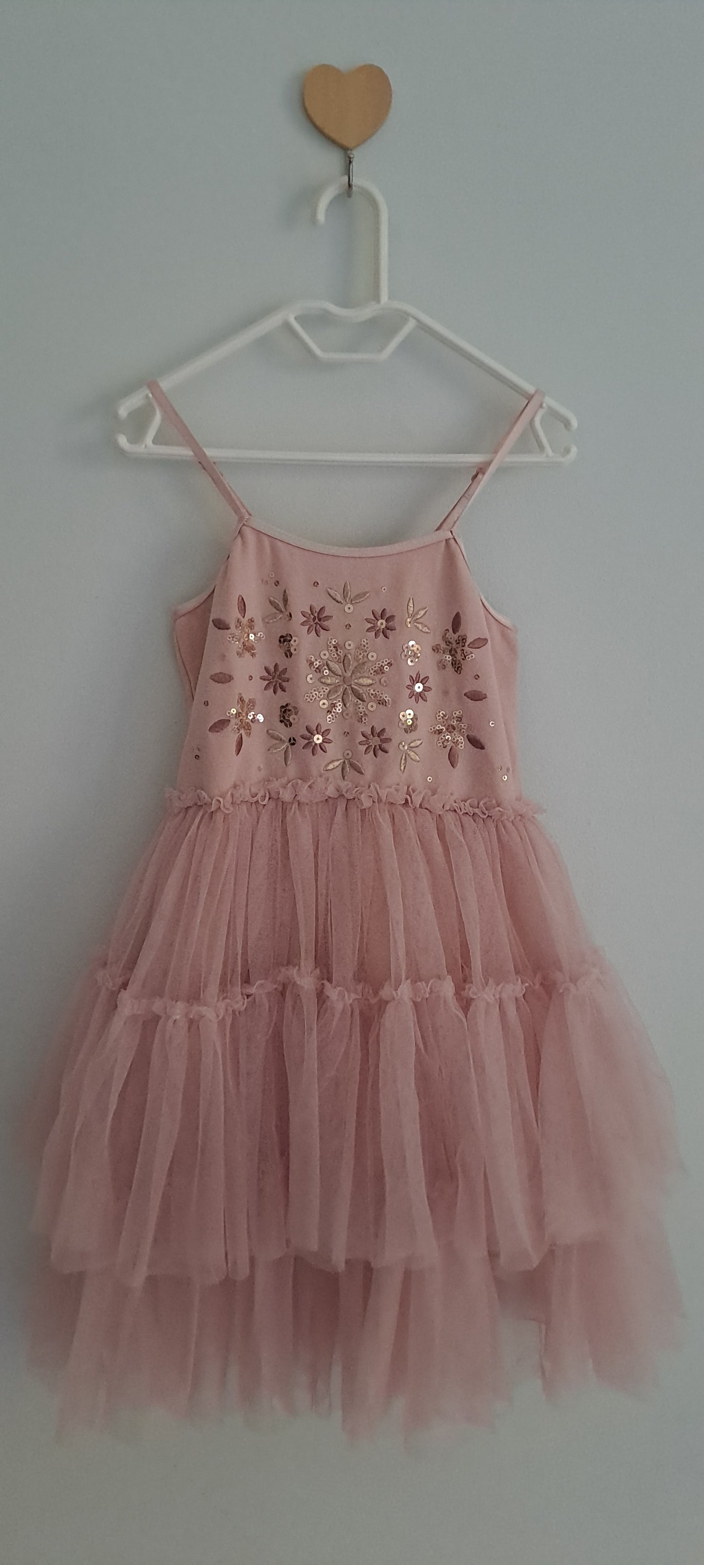 Cotton On Kids Pink Sequin Tutu "Isabella" Dress 2-3 Years