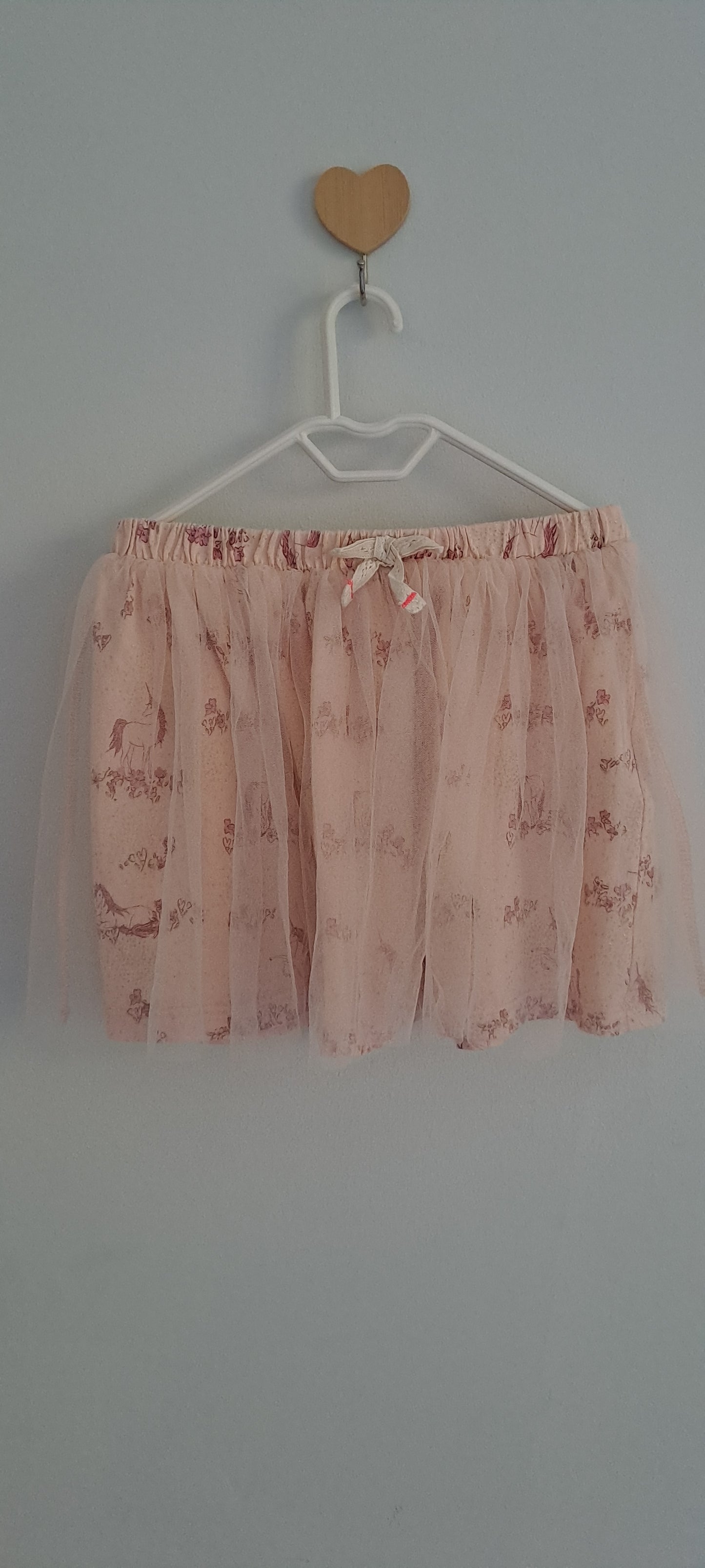 Cotton On Kids Pink Patterned Tulle Tutu Skirt 3-4 Years