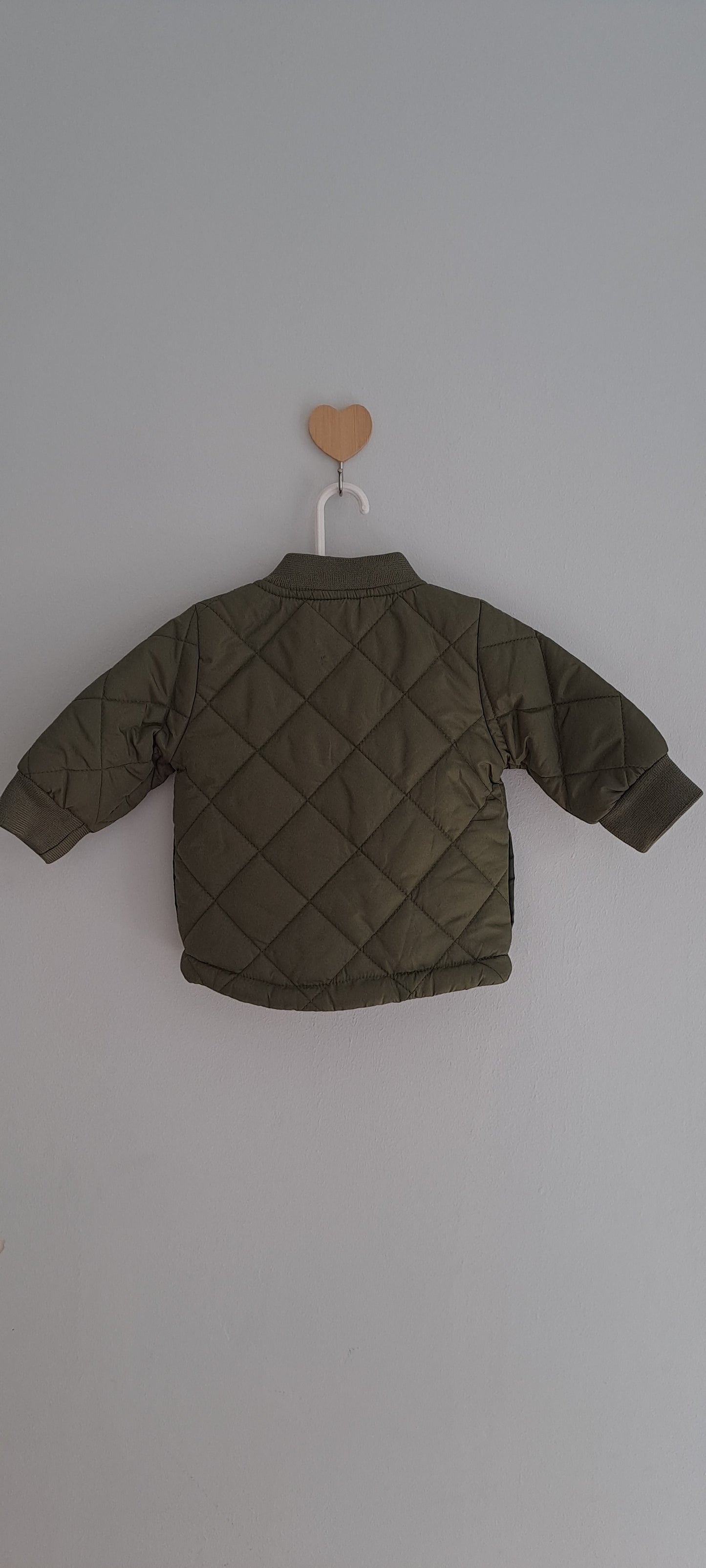 One Two Three Quilted Bomber Jacket 0-3 Months