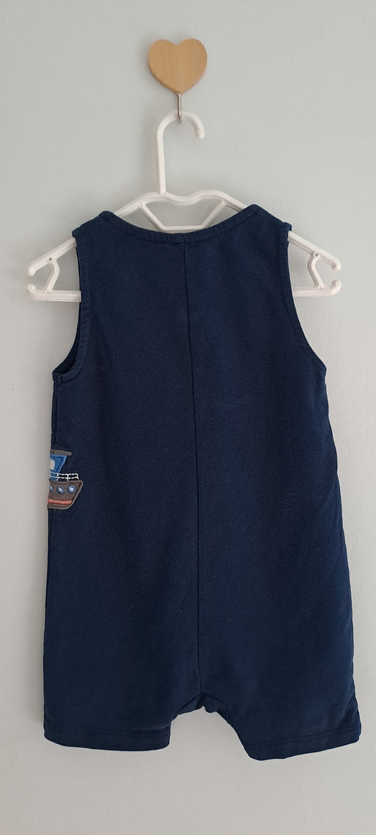 Alana Organic Cotton Boat Romper 68 (6-9 Months)