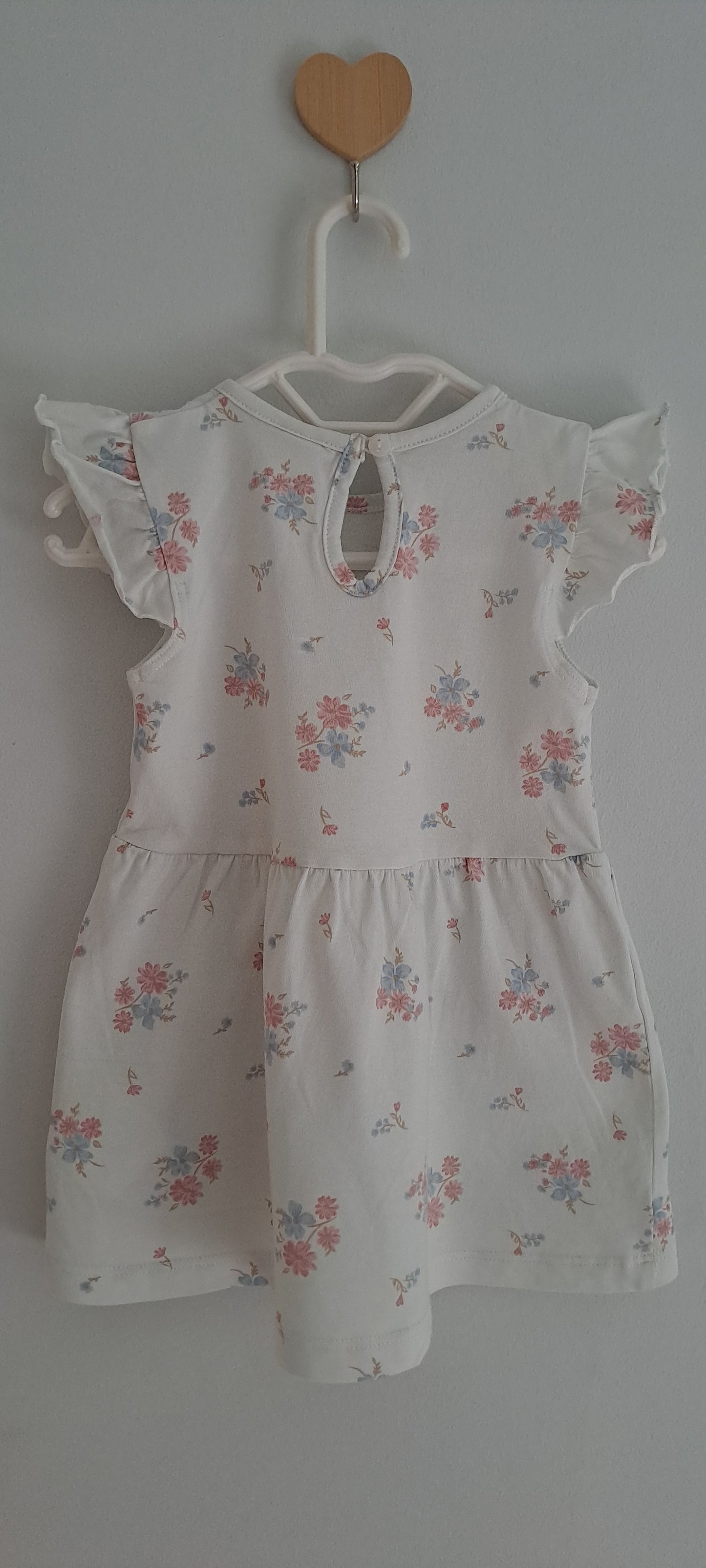 H&M White Floral Summer Dress 4-6 Months