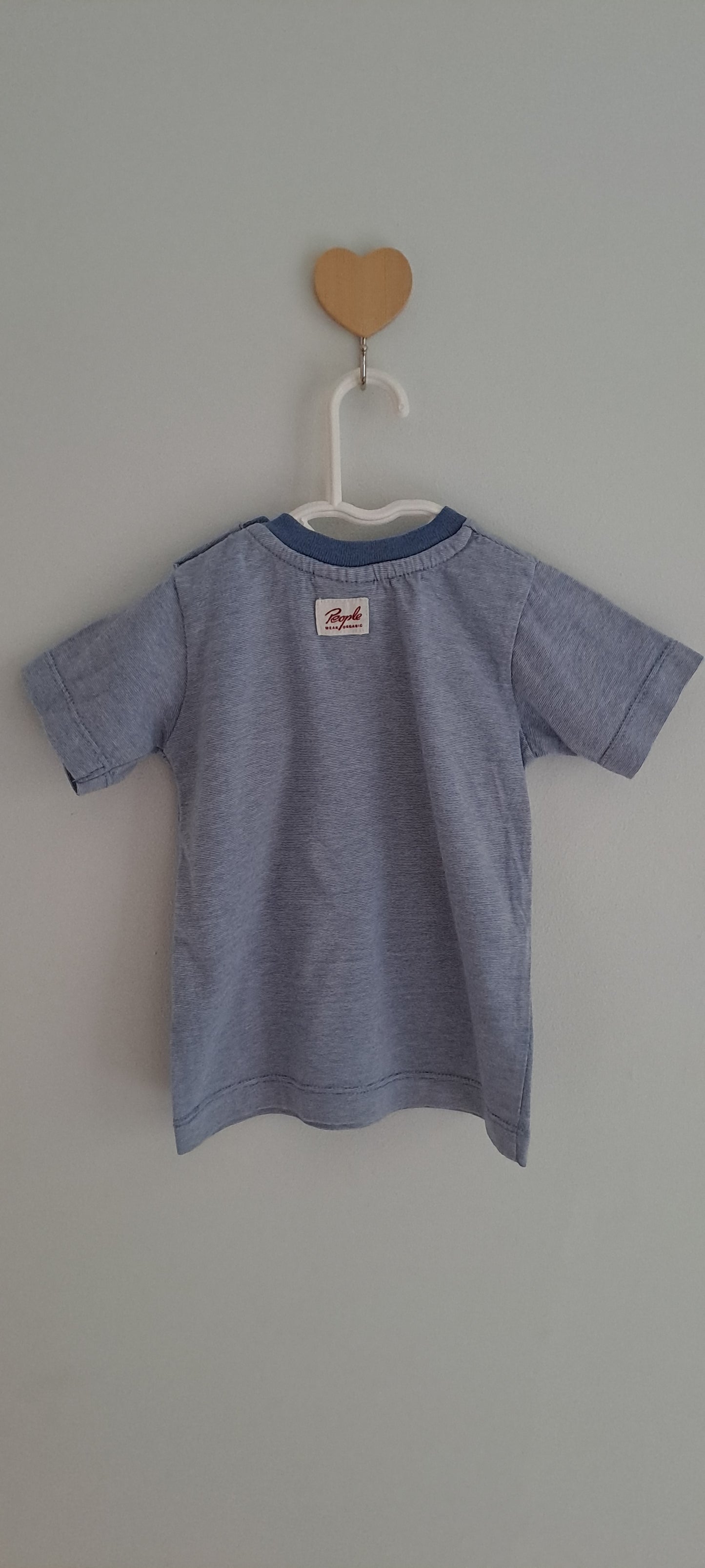People Wear Organic Rabbit Print T-Shirt 62/68 (3-6 Months)