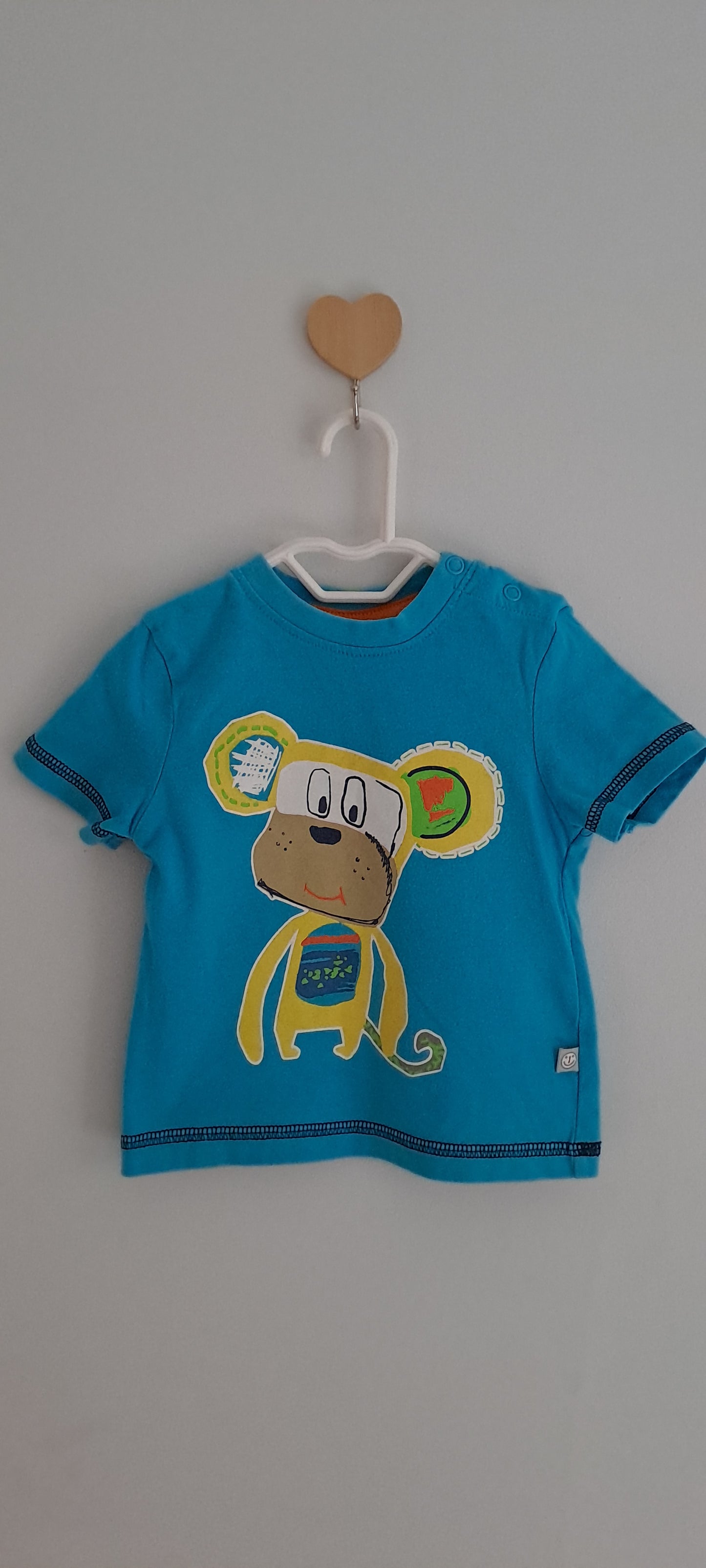 Liegelind Monkey Graphic T-Shirt 68 (3-6 Months)