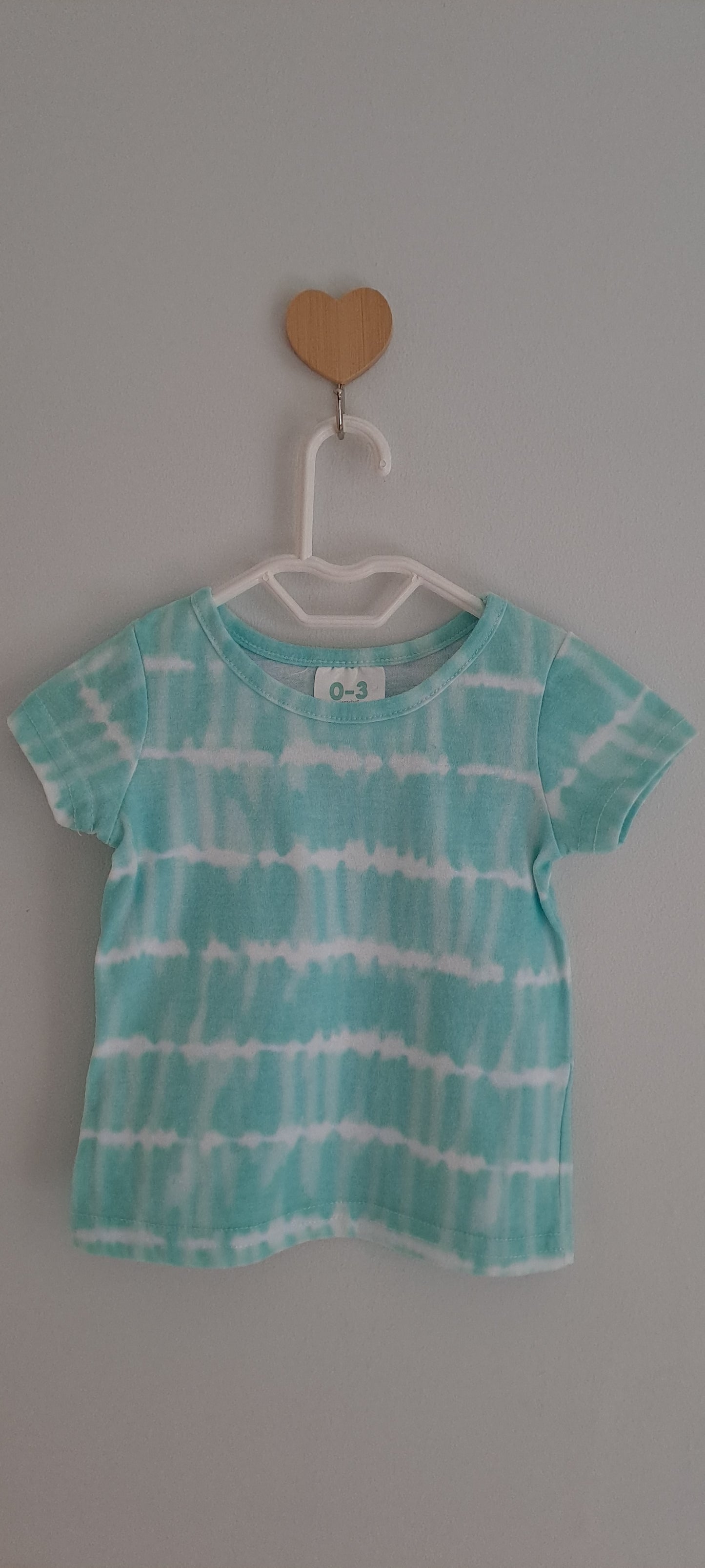 Cuddlesome Turquoise Tie-Dye T-Shirt 0-3 Months