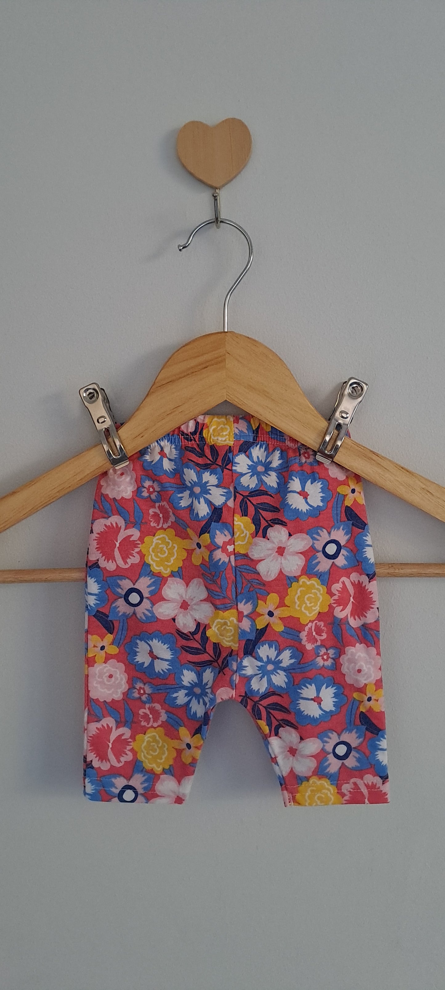 Cuddlesome Floral Stretchy Leggings 0-3 Months