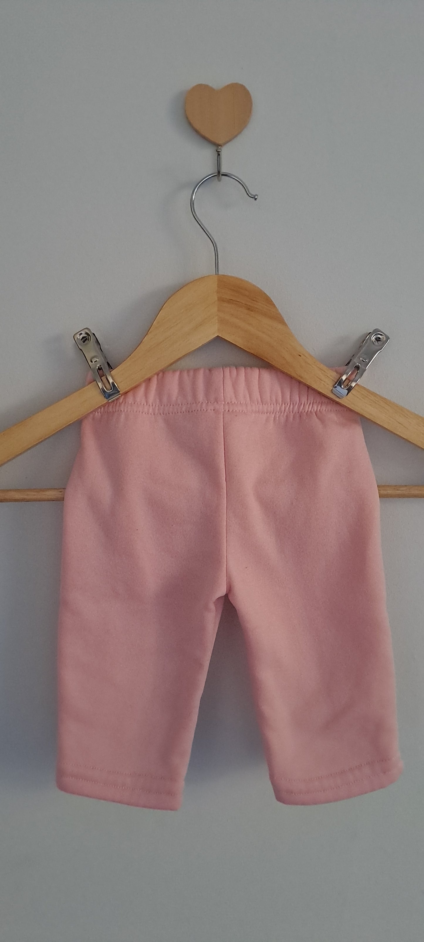Cuddlesome Pink Fleece-Lined Trackpants 0-3 Months