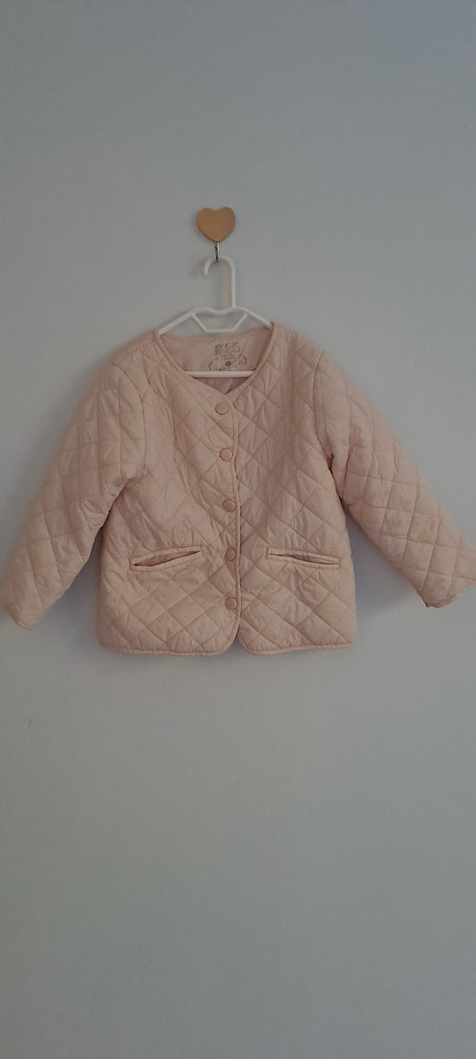Real Kids Dusty Pink Quilted Jacket 3-4 Years