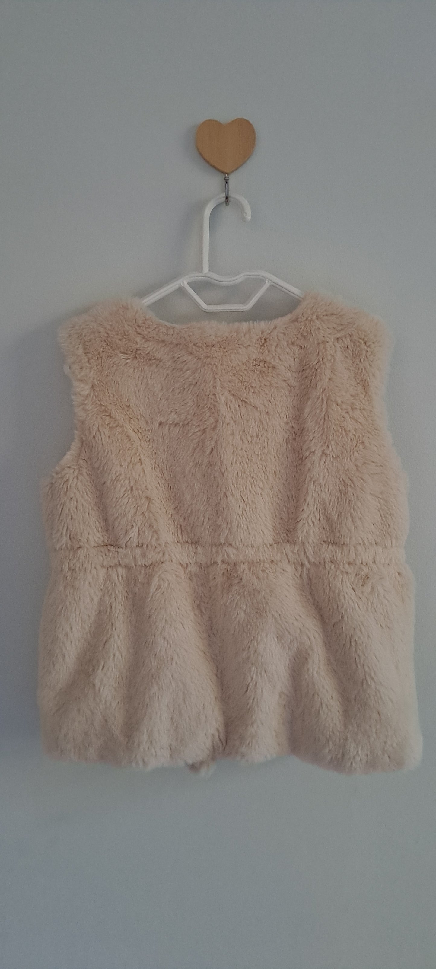 Cream Faux Fur Gilet 12-18 Months