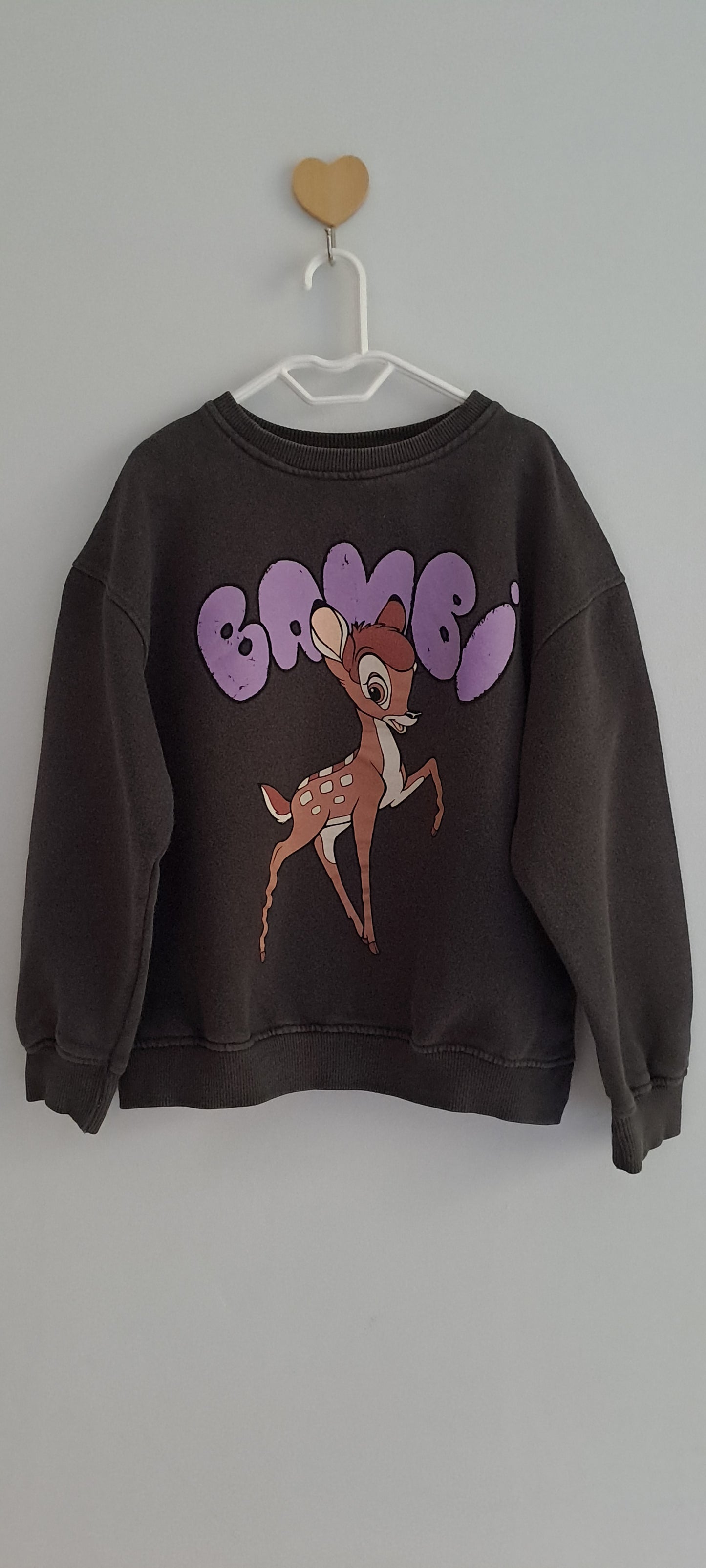 Zara Kids x Disney Bambi Graphic Sweatshirt 4-5 Years