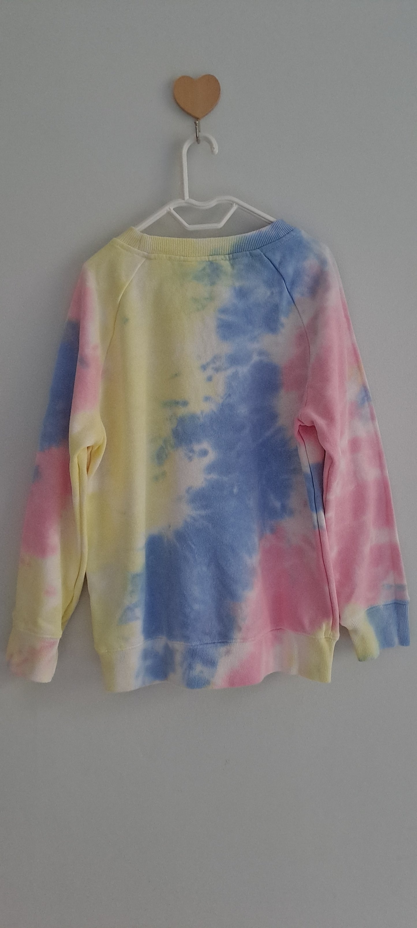 Cotton On Kids Cotton Candy Tie-Dye Raglan Sweatshirt 4-5 Years