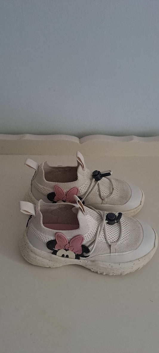 Zara x Disney Minnie Mouse Slip-On Sneakers UK 8.5 (EU 26)