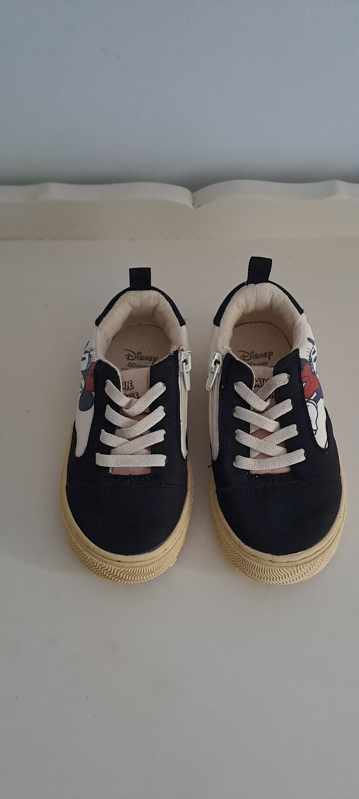 Zara x Disney Minnie Mouse Canvas High-Top Sneakers UK 7 (EU 24)