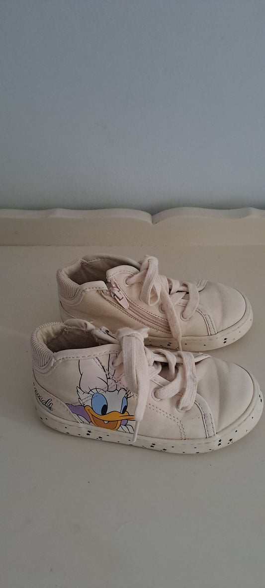 Zara x Disney Minnie & Daisy High-Top Sneakers UK 7 (EU 24)