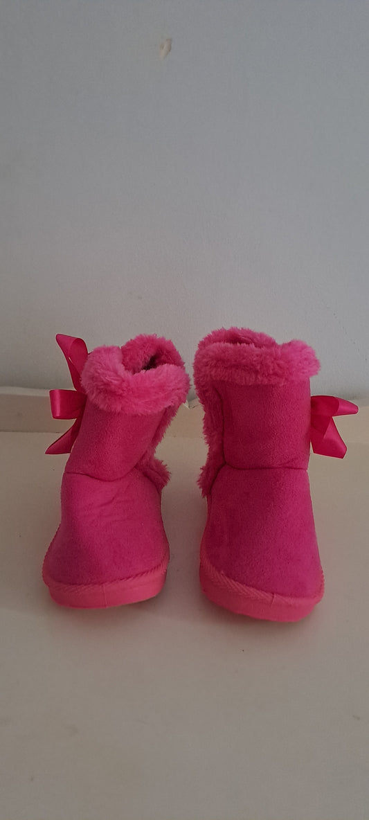 Matte Pink Classic Boots UK 5