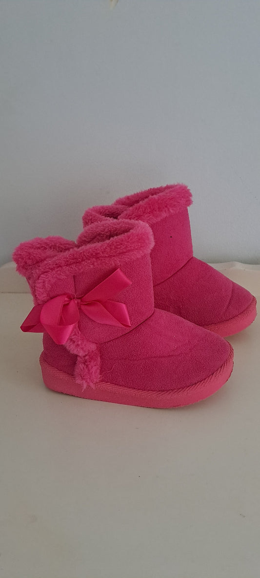 Matte Pink Classic Boots UK 7