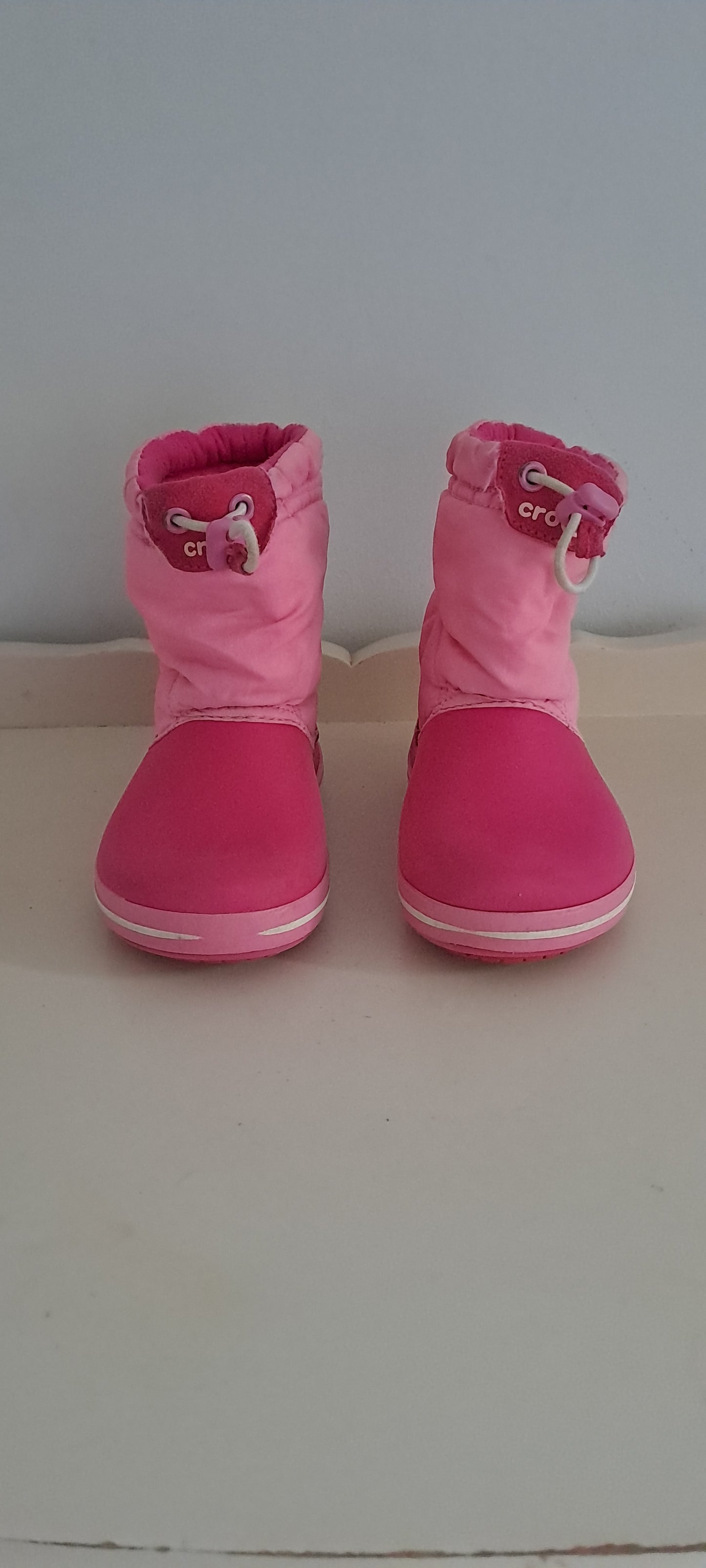 Crocs Crocband Lodgepoint Boot Candy Pink UK 7 (C7)