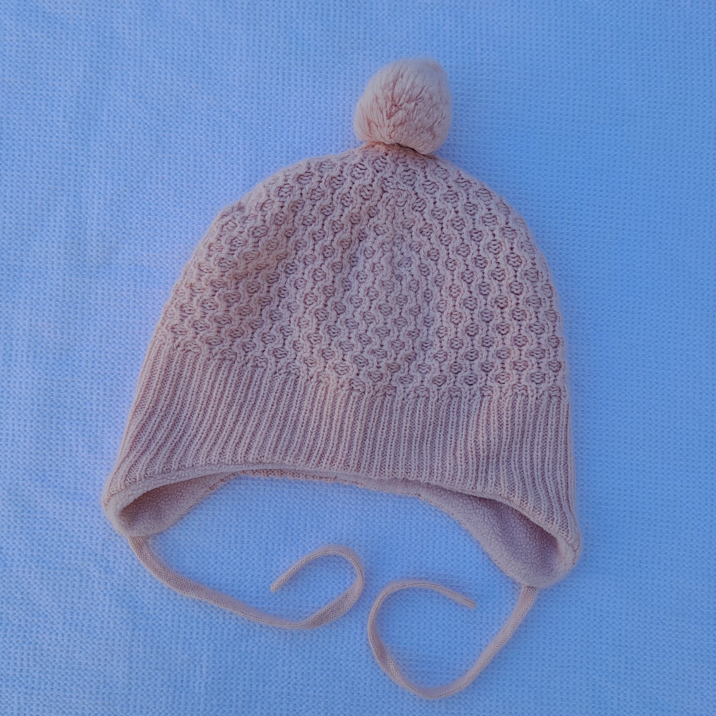 H&M Textured Knit Earflap Beanie 12-24 Months