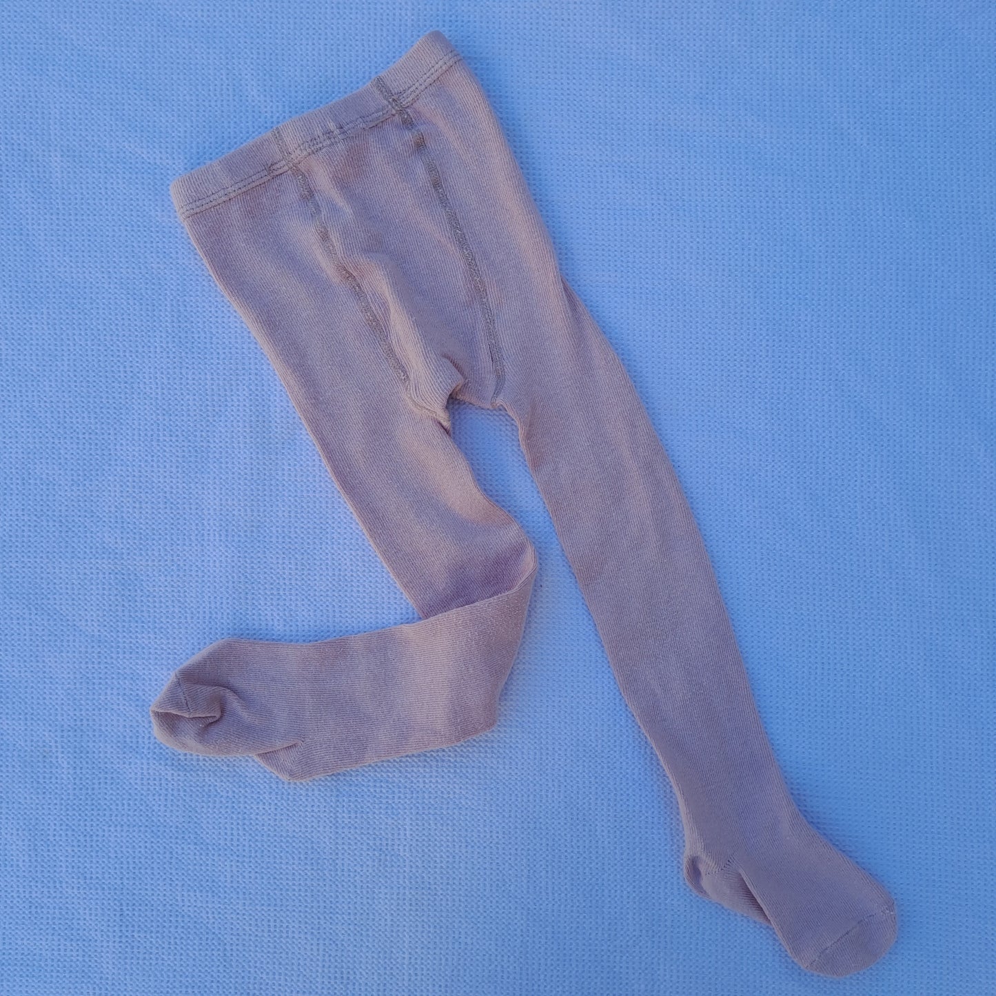 Zara Baby Girl Ribbed Tights Mauve 2-3 Years