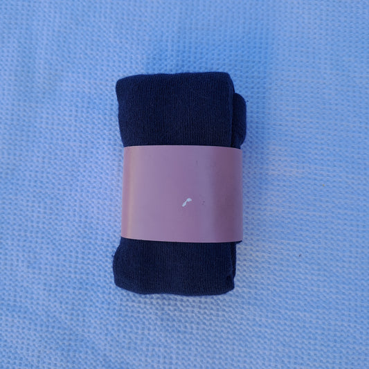 Plain Navy Winter Tights 0-9 Months