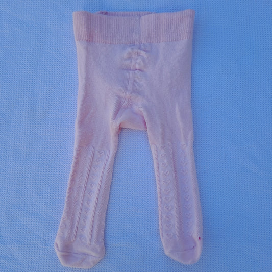 Woolworths Baby Girl Pink Cable Knit Tights 1-6 Months
