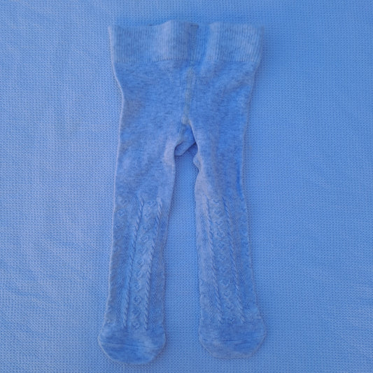 Woolworths Baby Girl Grey Cable Knit Tights 1-6 Months