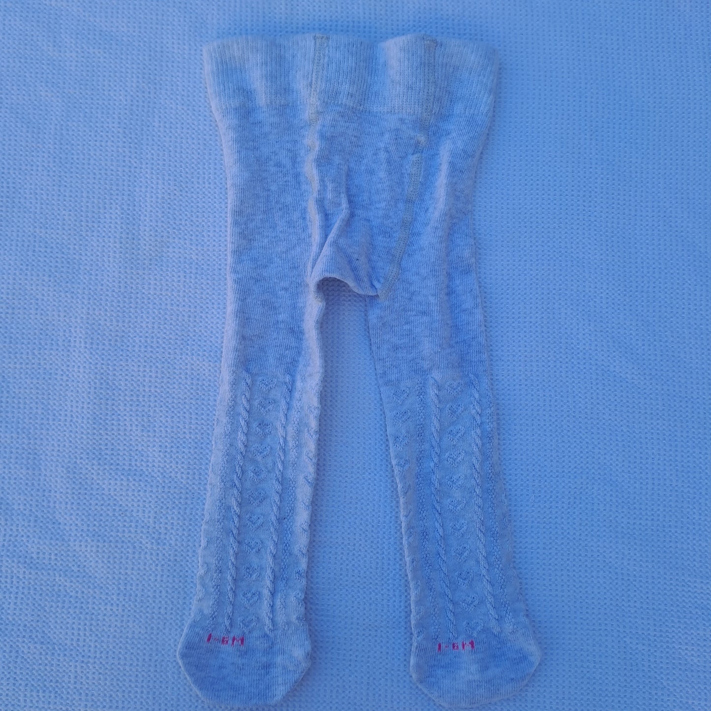 Woolworths Baby Girl Grey Cable Knit Tights 1-6 Months