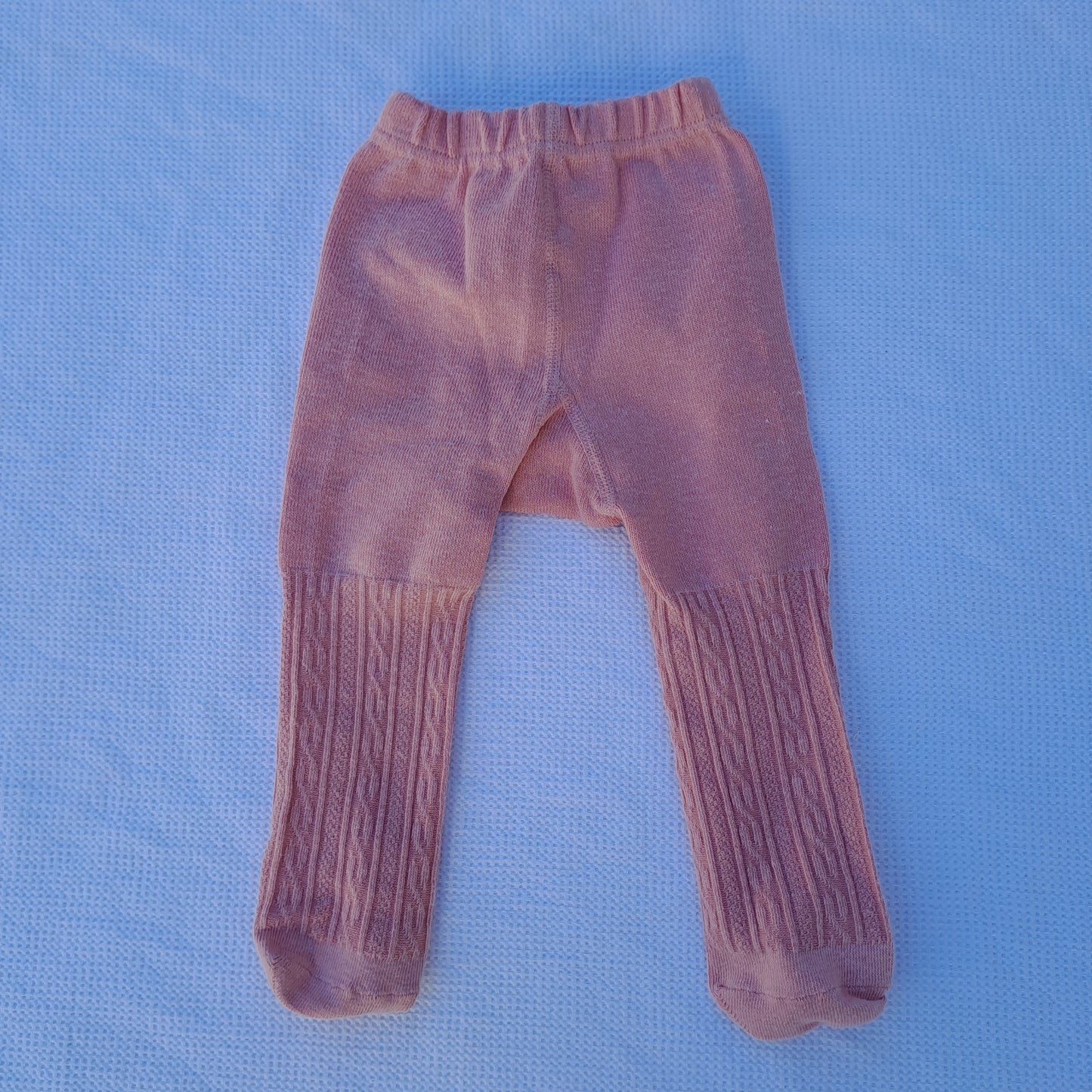 Pink Cable Knit Baby Tights 0-6 Months