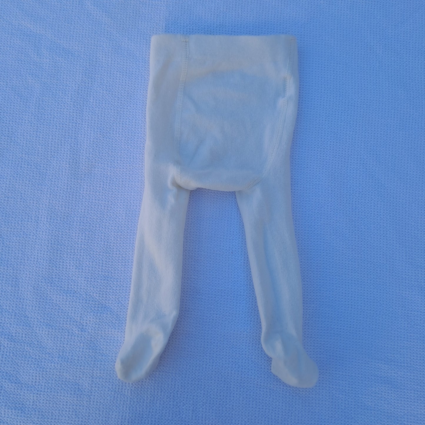White Baby Tights 0-6 Months