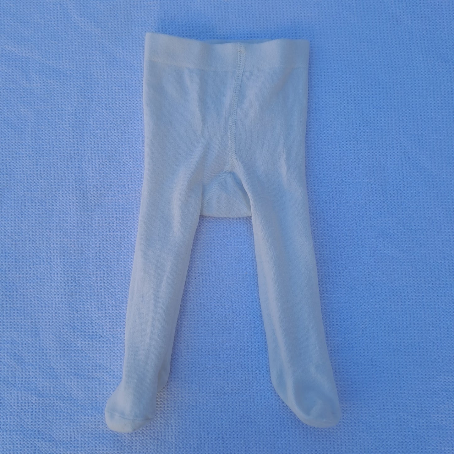 White Baby Tights 0-6 Months