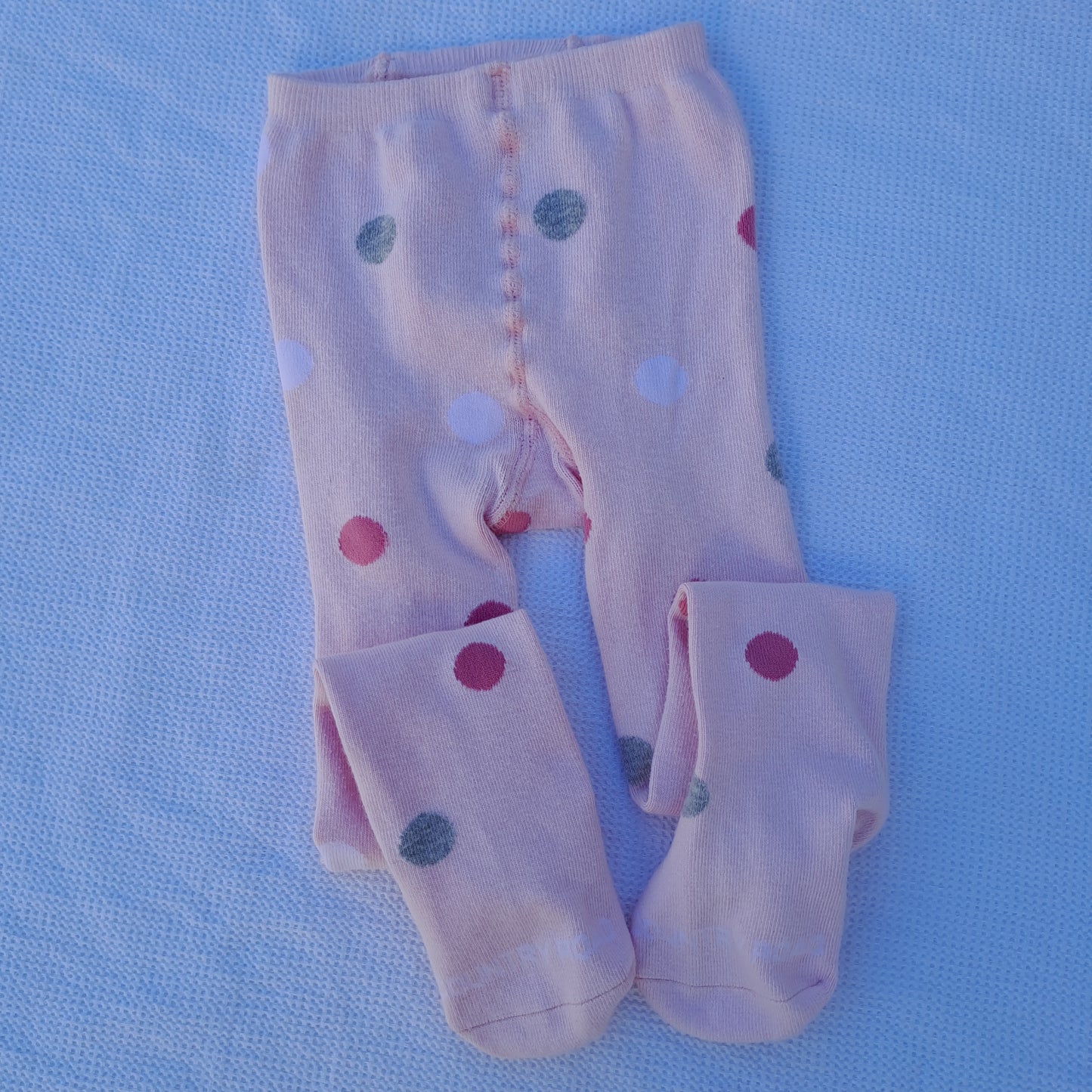 Country Road Baby Girl Pink Polka Dot Leggings 12-18 Months