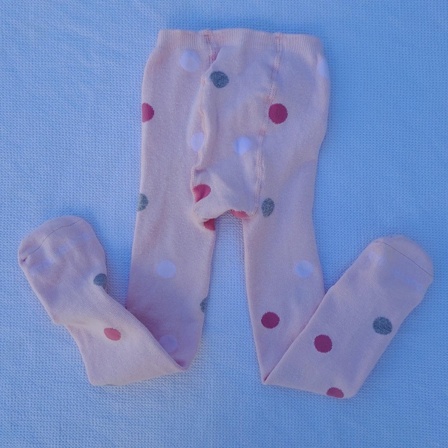 Country Road Baby Girl Pink Polka Dot Leggings 12-18 Months