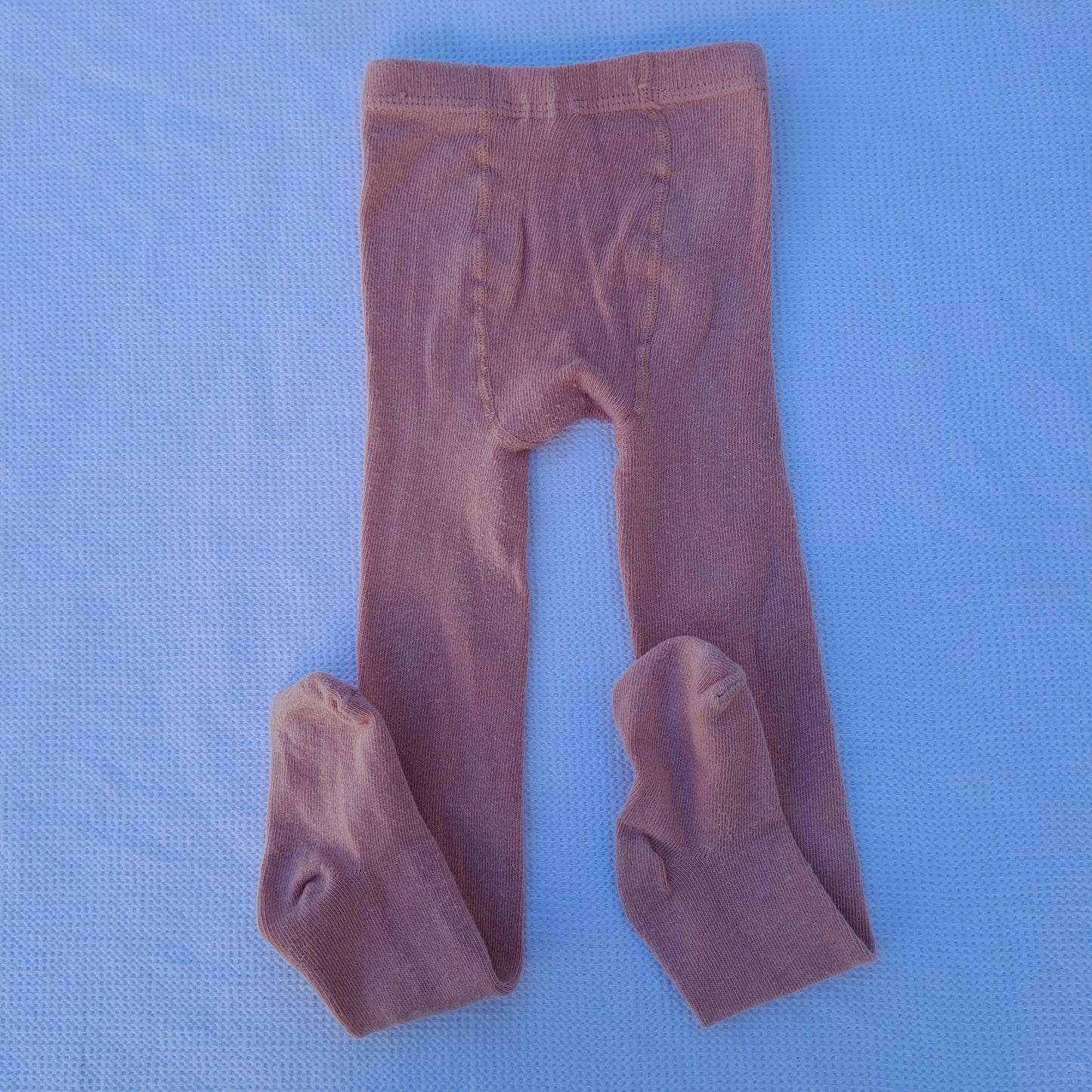 Zara Kids Mauve Ribbed Winter Tights 2-3 Years