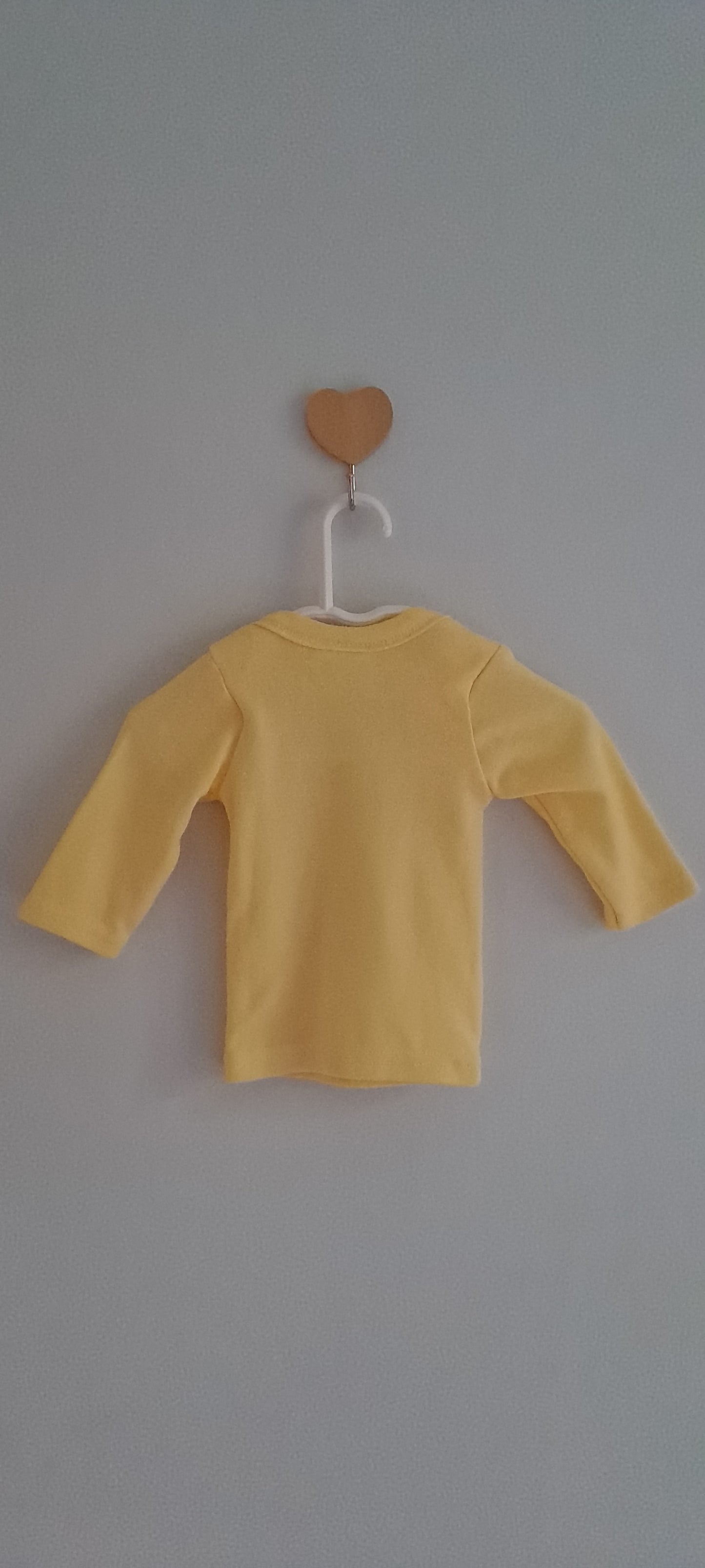 Cuddlesome Newborn Yellow "Little One" Long Sleeve Top