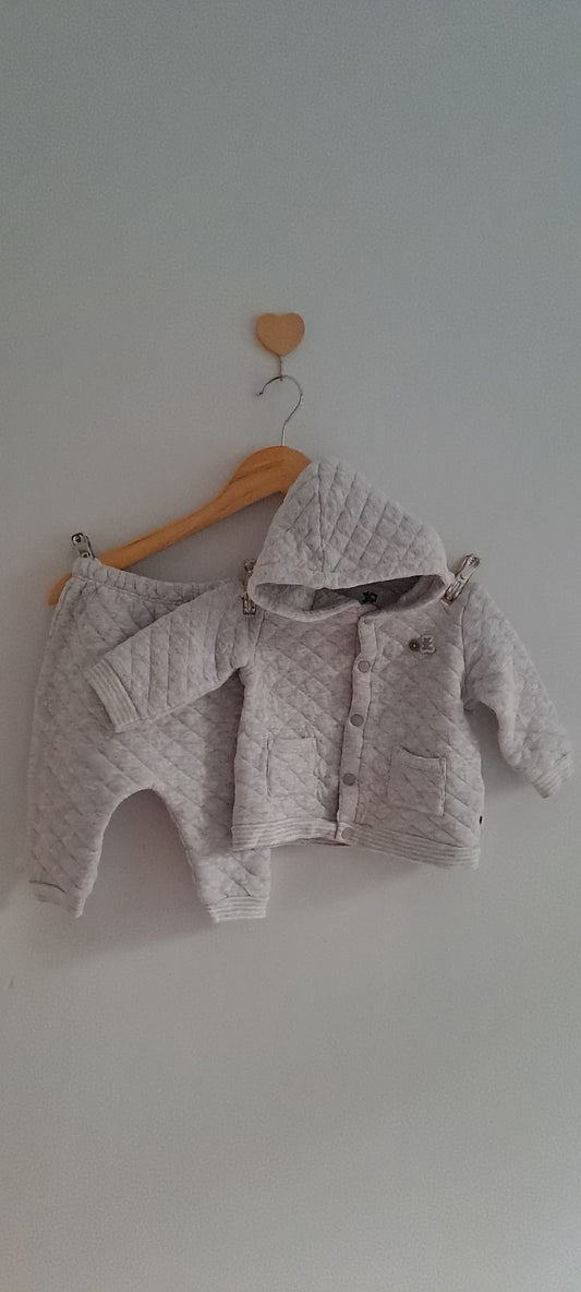 Woolworths Quilted Hooded Jacket & Jogger Set 3-6 Months