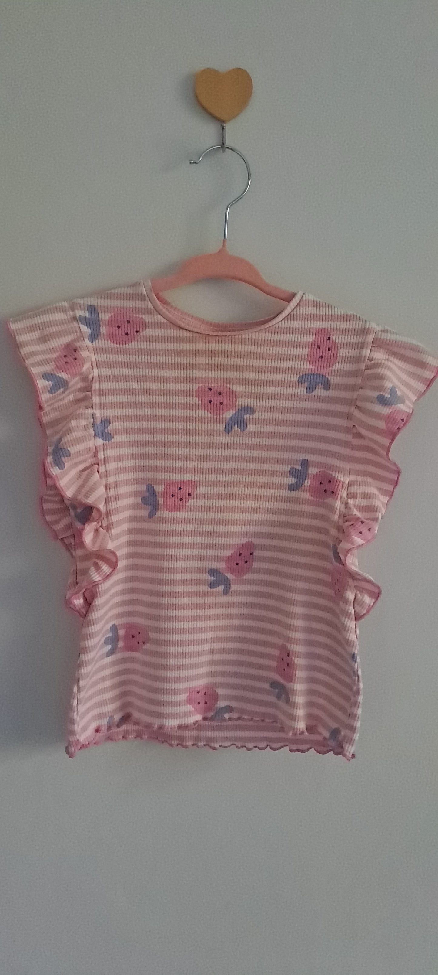 Zara Baby Girls' Ribbed Strawberry Print Set 2-3 Years